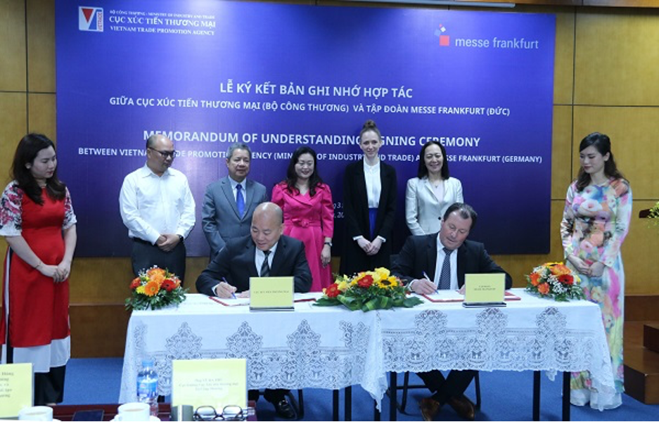 Hợp tác giữa Cục Xúc tiến thương mại và Tập đoàn Messe Frankfurt (Đức)