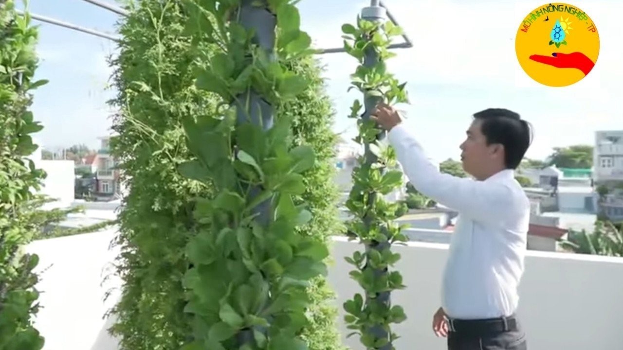 Sáng tạo với phương pháp trụ khí canh của nông dân Đồng Minh Nhì