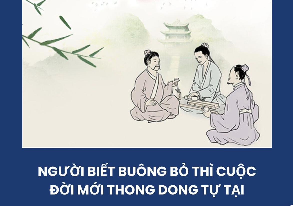 Người biết buông bỏ thì cuộc đời mới thong dong tự tại