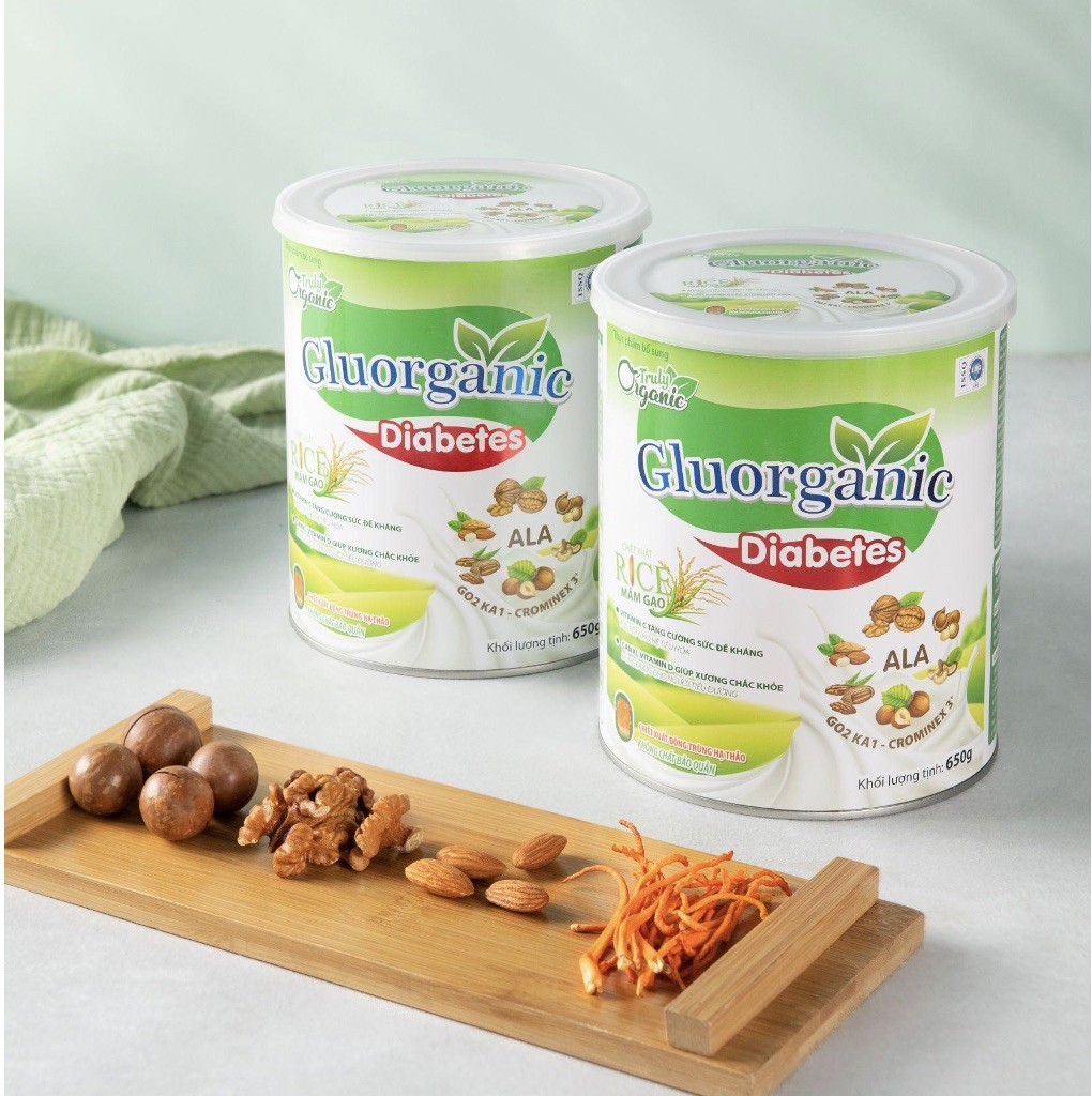 Sữa hạt tiểu đường Gluorganic Diabetes hàng chính hãng chất lượng