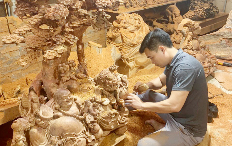 Làng nghề mộc Ngọc Than nơi gìn giữ, phát huy tinh hoa nghề mộc truyền thống