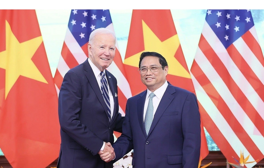 Thủ tướng Phạm Minh Chính và Tổng thống Joe Biden dự Hội nghị về Đầu tư và Đổi mới sáng tạo