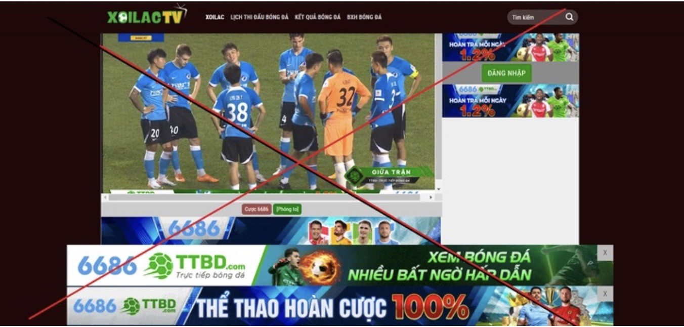 Trang web Xôi Lạc là tội phạm có tổ chức