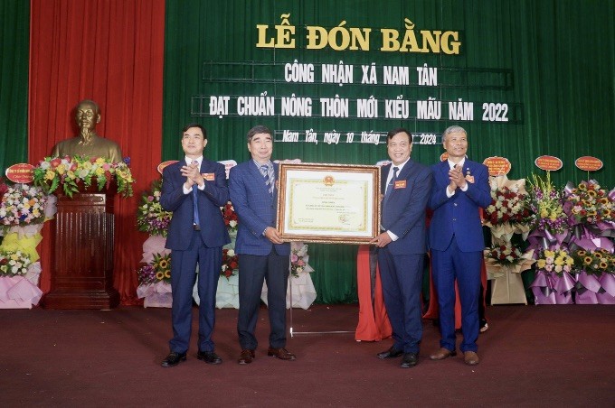 Xây dựng nông thôn mới kiểu mẫu tại xã Nam Tân: Hành trình vượt khó của "Ý Đảng - lòng dân"