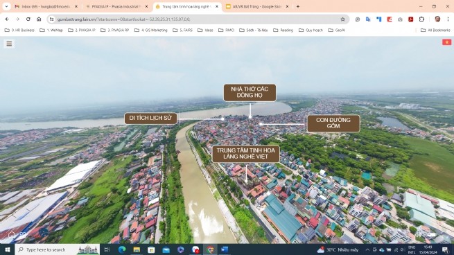 Ra mắt Hệ thống AR/VR Làng gốm Bát Tràng