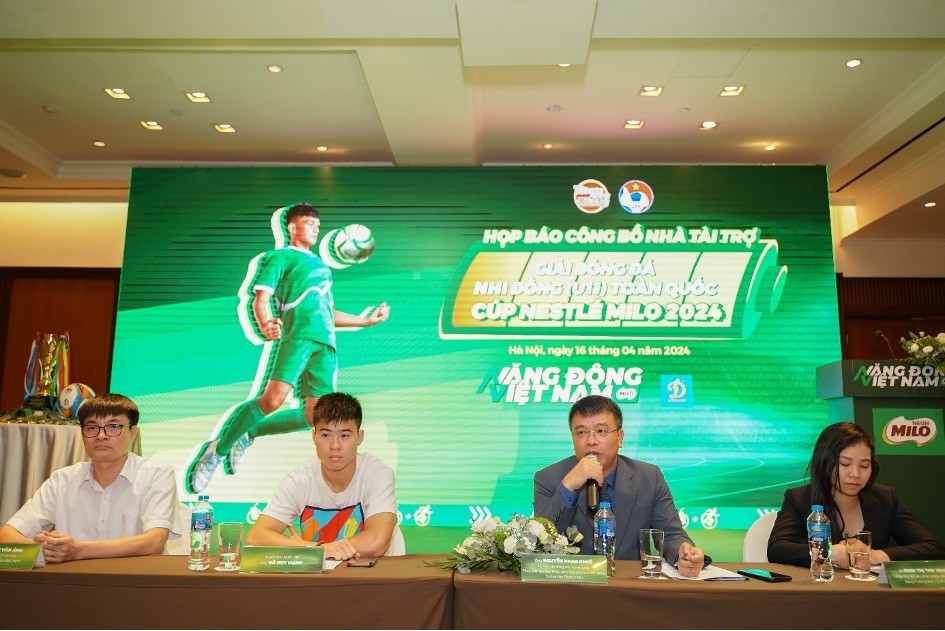 Nestlé MILO đồng hành cùng Giải Bóng đá Nhi đồng (U11) toàn quốc 2024