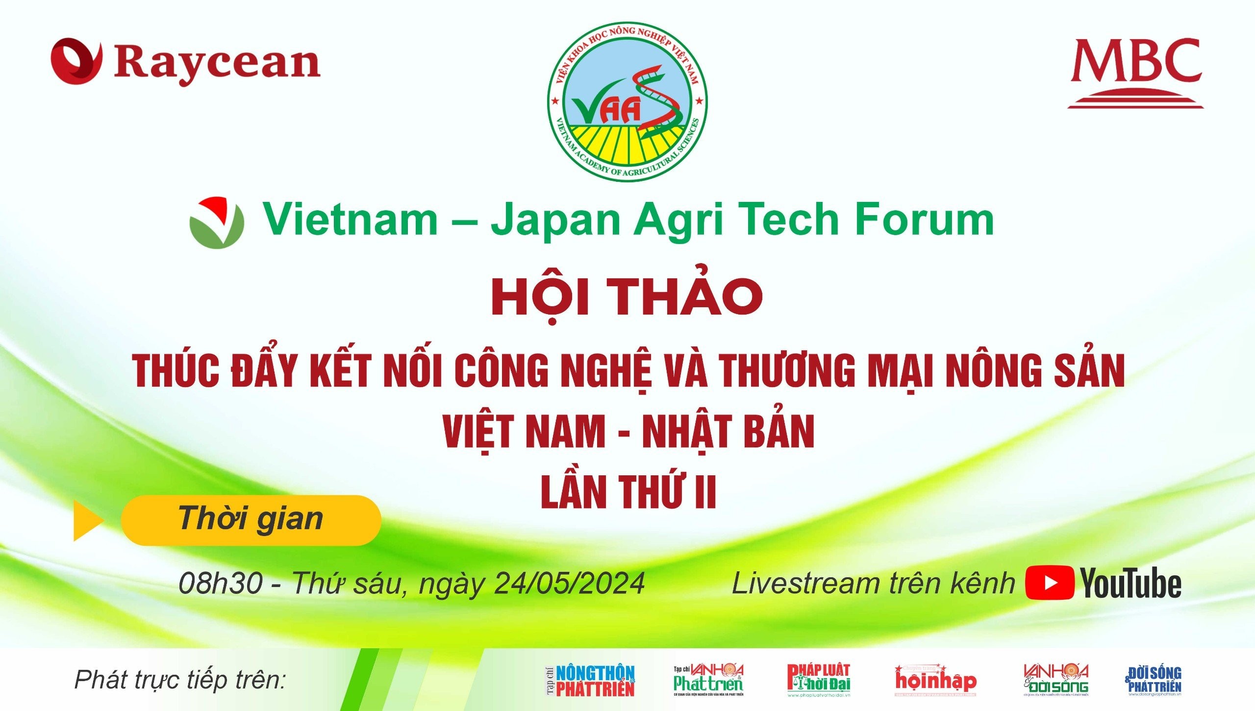 TRỰC TIẾP: Hội thảo thúc đẩy kết nối công nghệ và thương mại nông sản Việt Nam - Nhật Bản lần 2 năm 2024