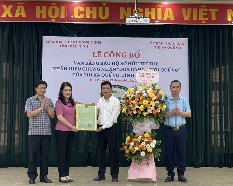 Xây dựng thương hiệu “Dưa gang muối Quế Võ” cho sản phẩm dưa gang muối của thị xã Quế Võ, tỉnh Bắc Ninh