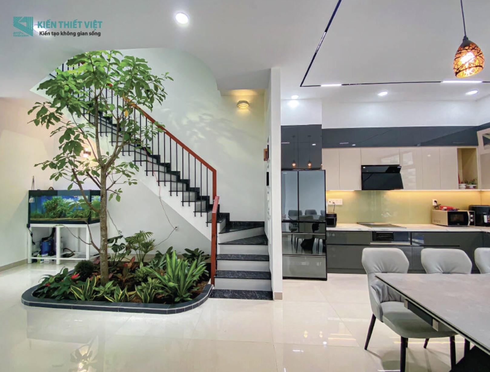 Những cách bố trí không gian xanh trong kiến trúc nhà ở