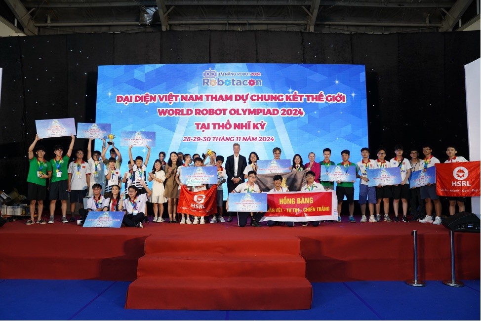Những tài năng trẻ Việt Nam sẽ tham dự vòng Chung kết thế giới Robotacon WRO 2024 tại Thổ Nhĩ Kỳ và Singapore