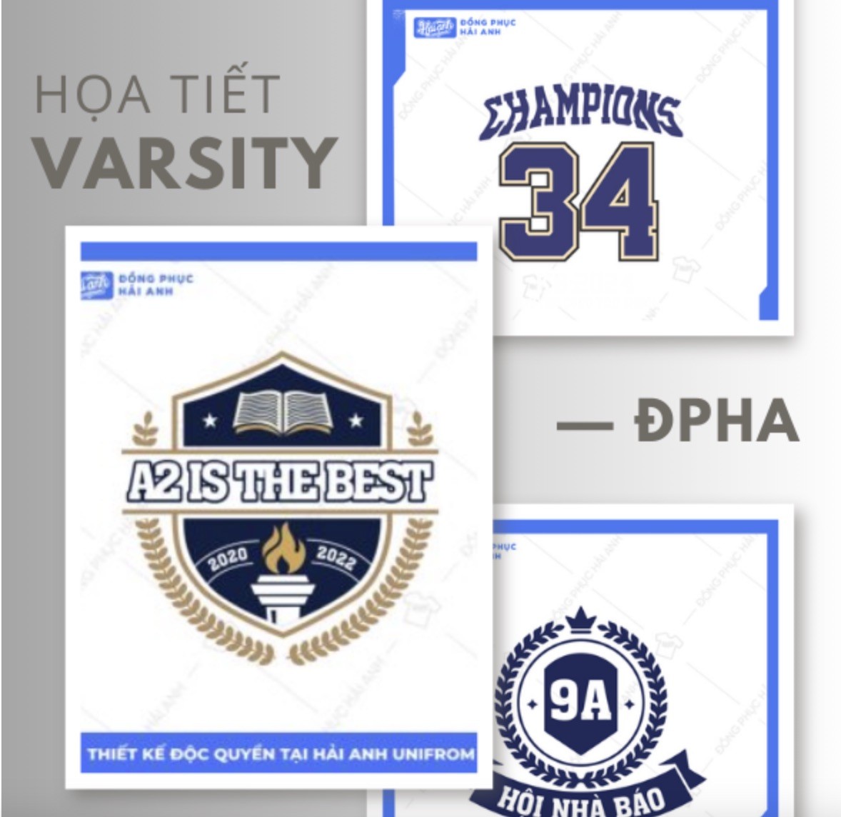 Varsity - "Cơn sốt" họa tiết cho áo lớp thế hệ mới