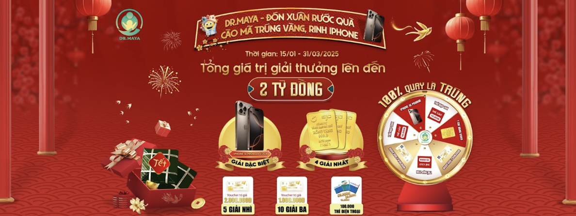 Dr.Maya - Đón xuân rước quà: Cào mã trúng vàng, rinh iPhone chào năm mới