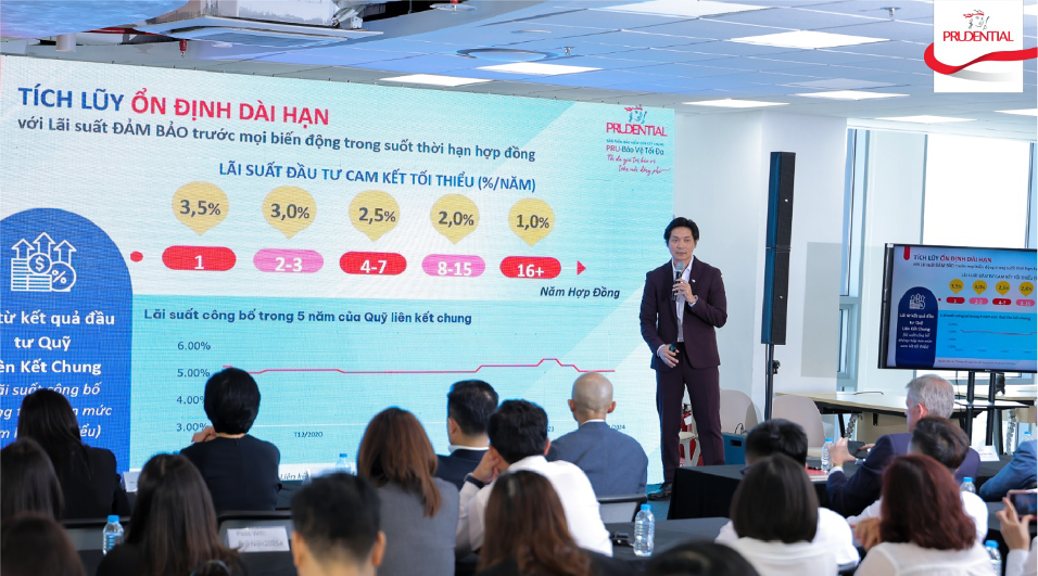 Prudential ra mắt thị trường sản phẩm bảo hiểm liên kết chung mới