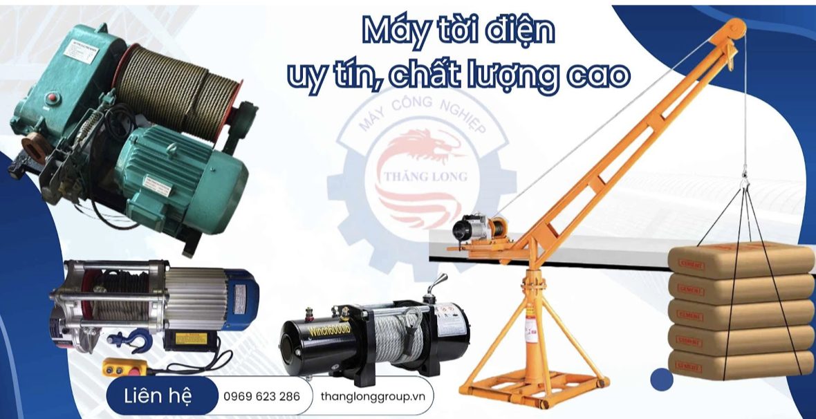 Thăng Long Group – Nhà cung cấp máy tời điện uy tín, giá tốt cho công trình