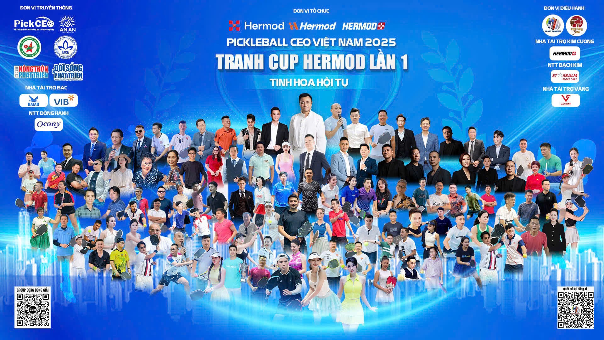 Tinh hoa hội tụ: Giải Pickleball CEO Việt Nam 2025 – Tranh Cúp Hermod Lần I chính thức khởi động