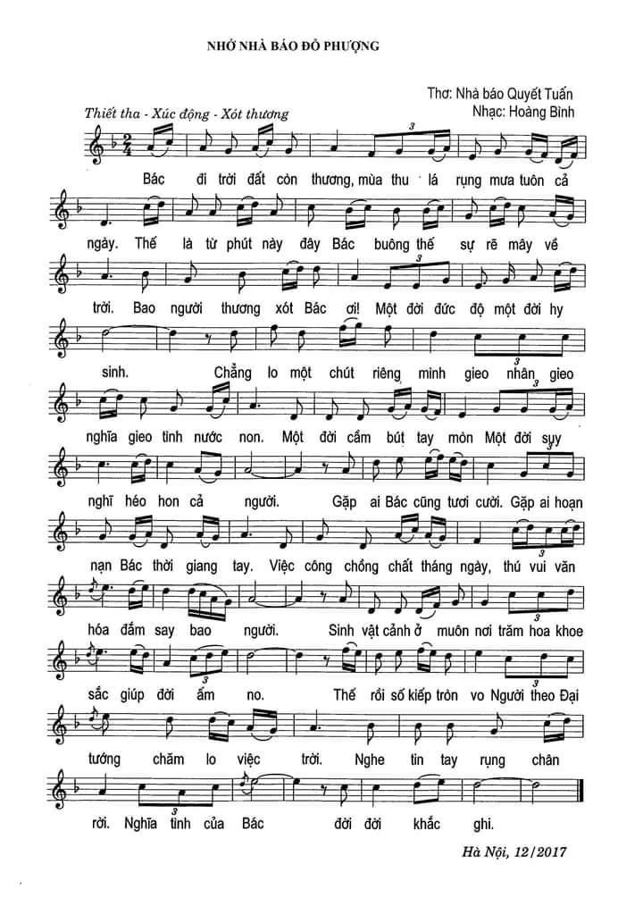 Nhớ nhà báo Đỗ Phượng