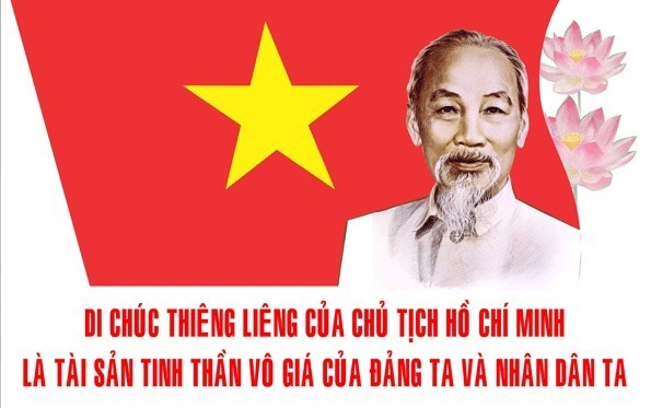 Di chúc thiêng liêng của Bác Hồ mãi mãi soi đường chúng ta đi