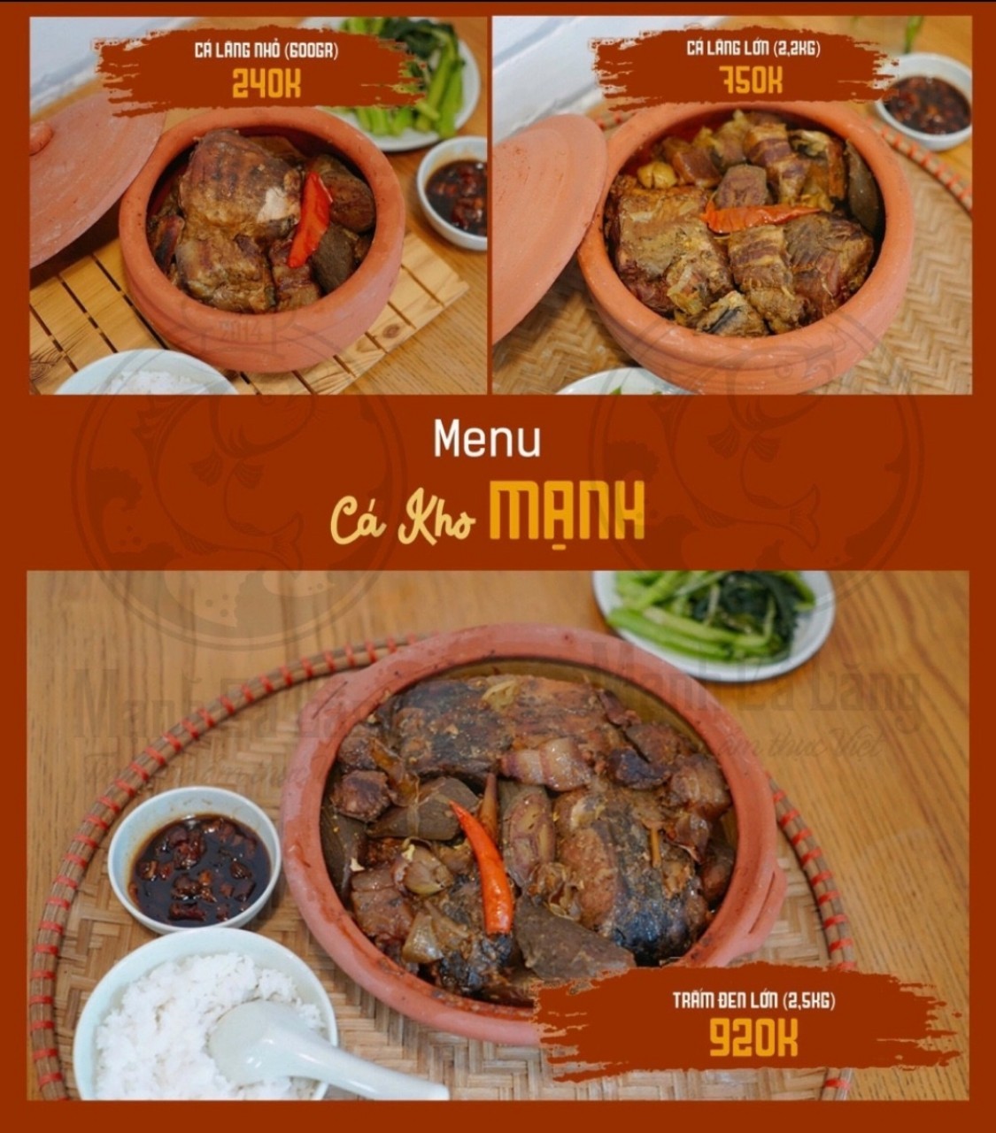 Làn gió mới cho món ăn ngày Tết, Cá lăng kho niêu