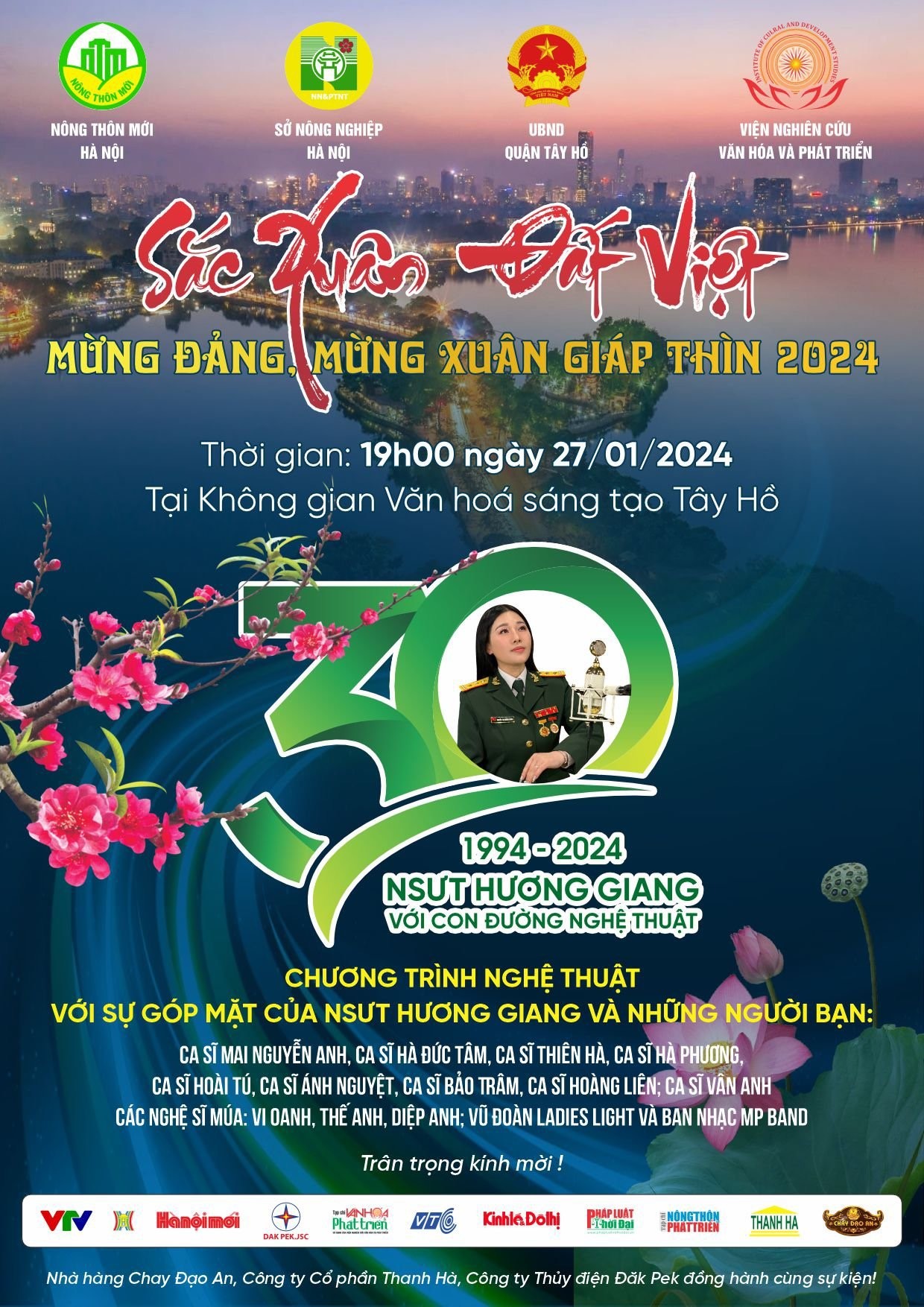 Lễ hội hoa đào, quất cảnh và sản phẩm OCOP các vùng miền Xuân Giáp Thìn với nhiều hoạt động hấp dẫn