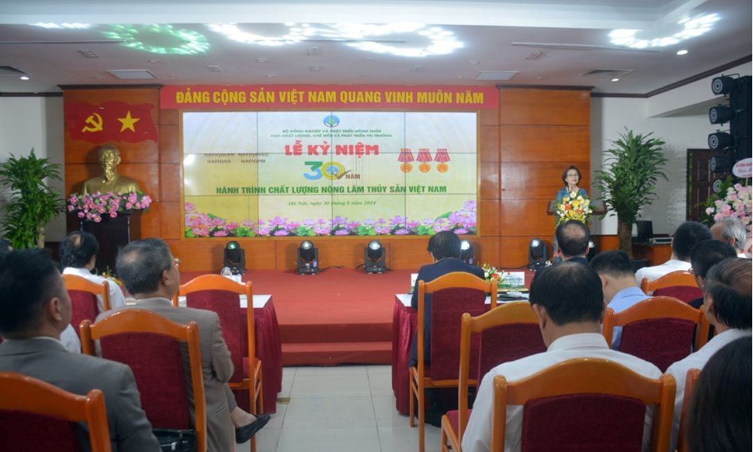 Tổ chức Lễ kỷ niệm 30 năm hành trình chất lượng nông lâm thủy sản