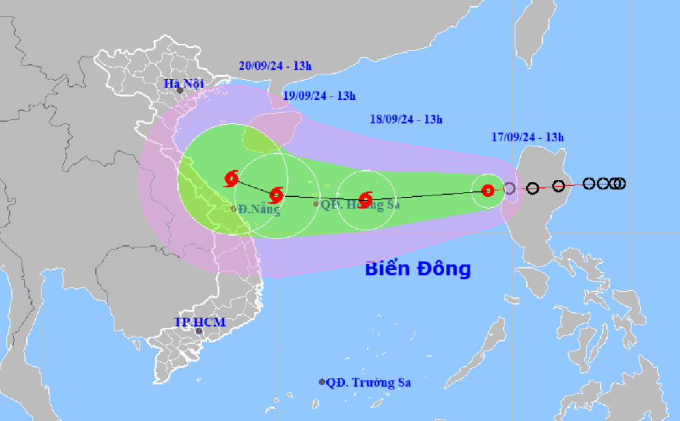 Miền Trung chủ động ứng phó với áp thấp nhiệt đới có khả năng thành bão
