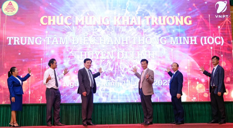 Di Linh khai trương Trung tâm Điều hành thông minh