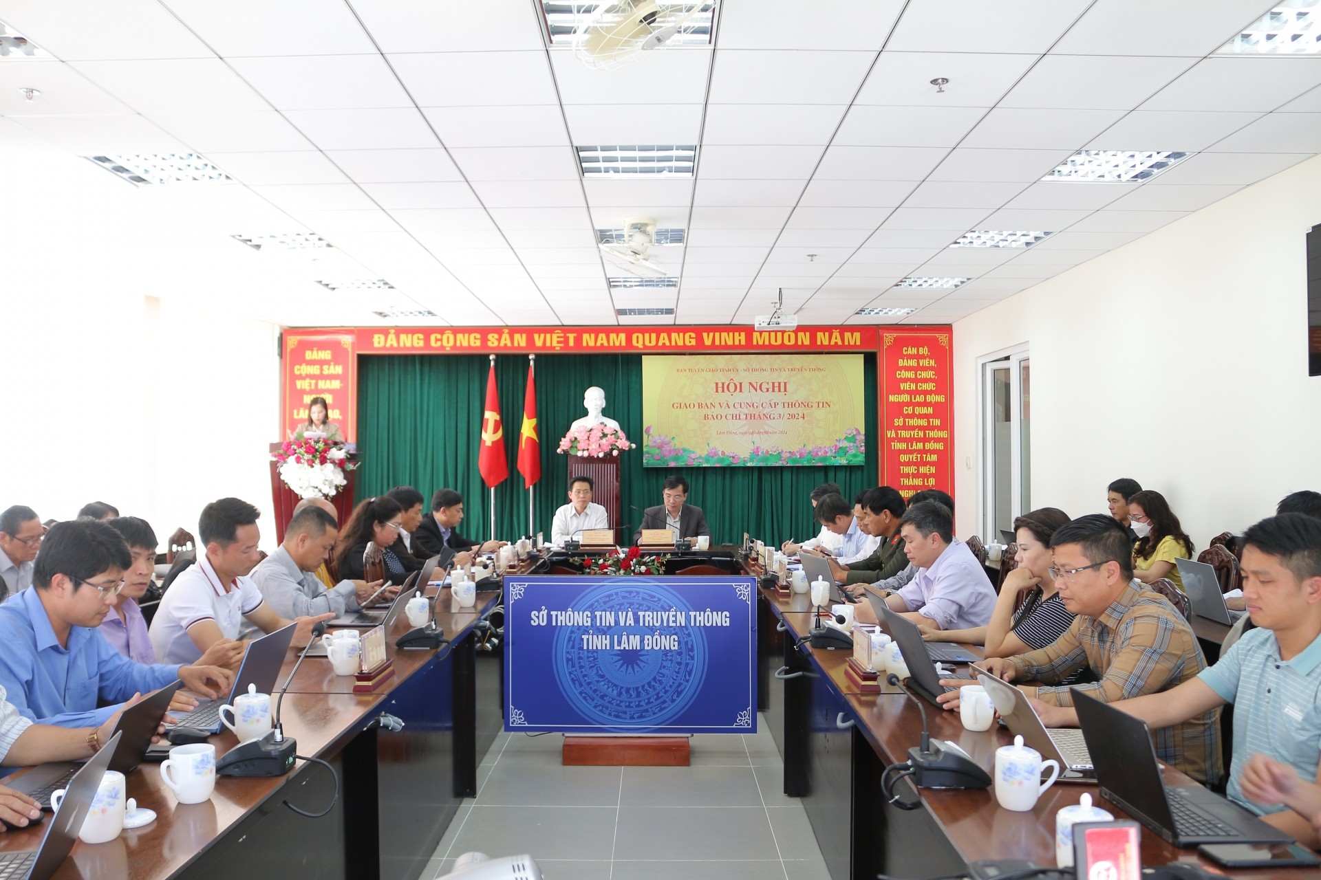 Lâm Đồng: Tổ chức hội nghị giao ban và cung cấp thông tin báo chí tháng 3/2024.
