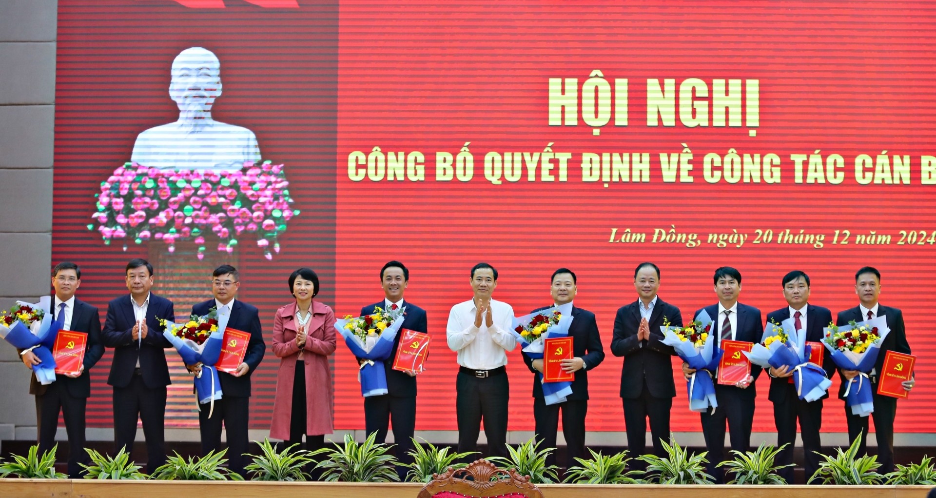 Lâm Đồng: Hội nghị công bố quyết định về công tác cán bộ