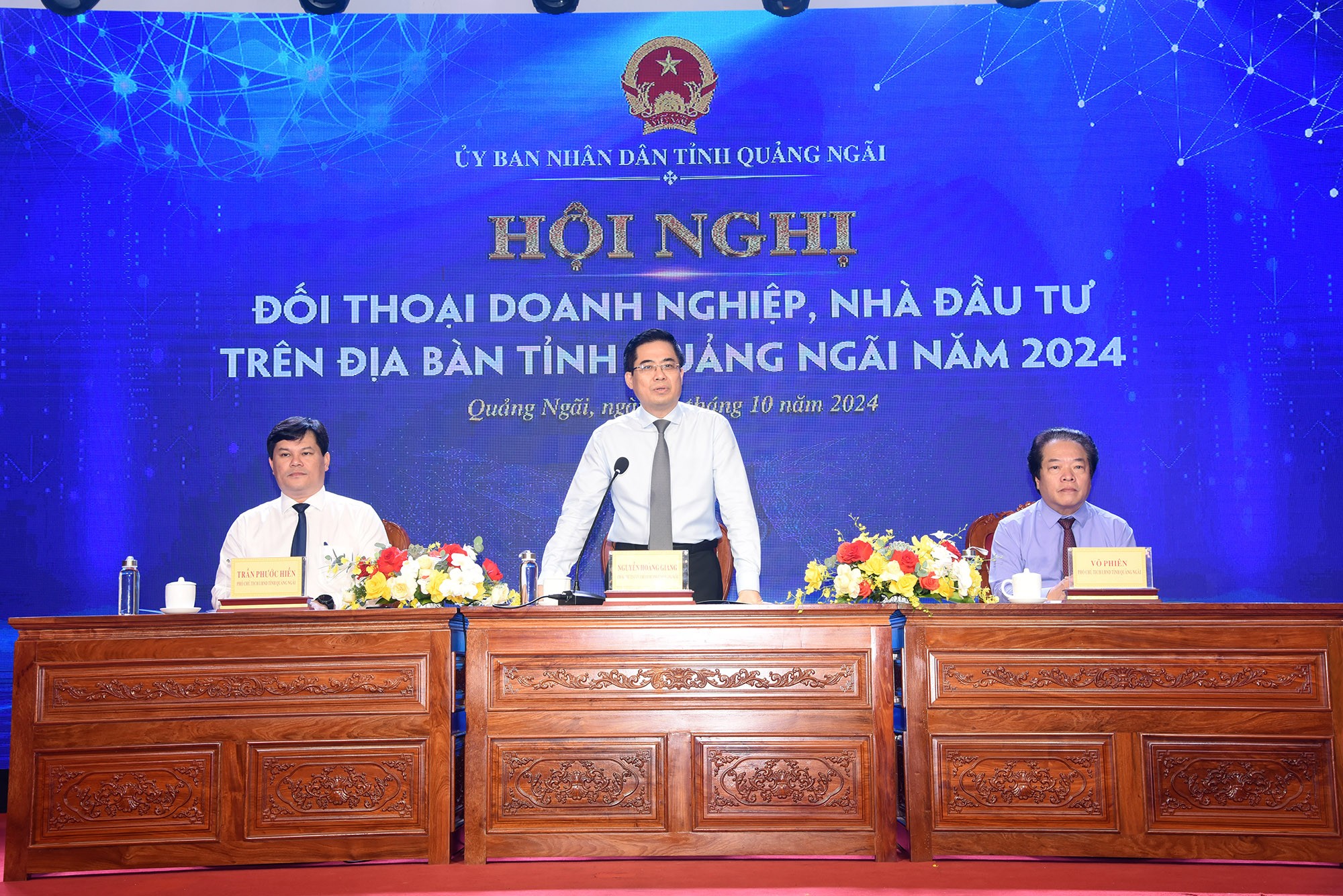 Quảng Ngãi: Đối thoại và gặp mặt với doanh nghiệp, doanh nhân, nhà đầu tư trên địa bàn tỉnh
