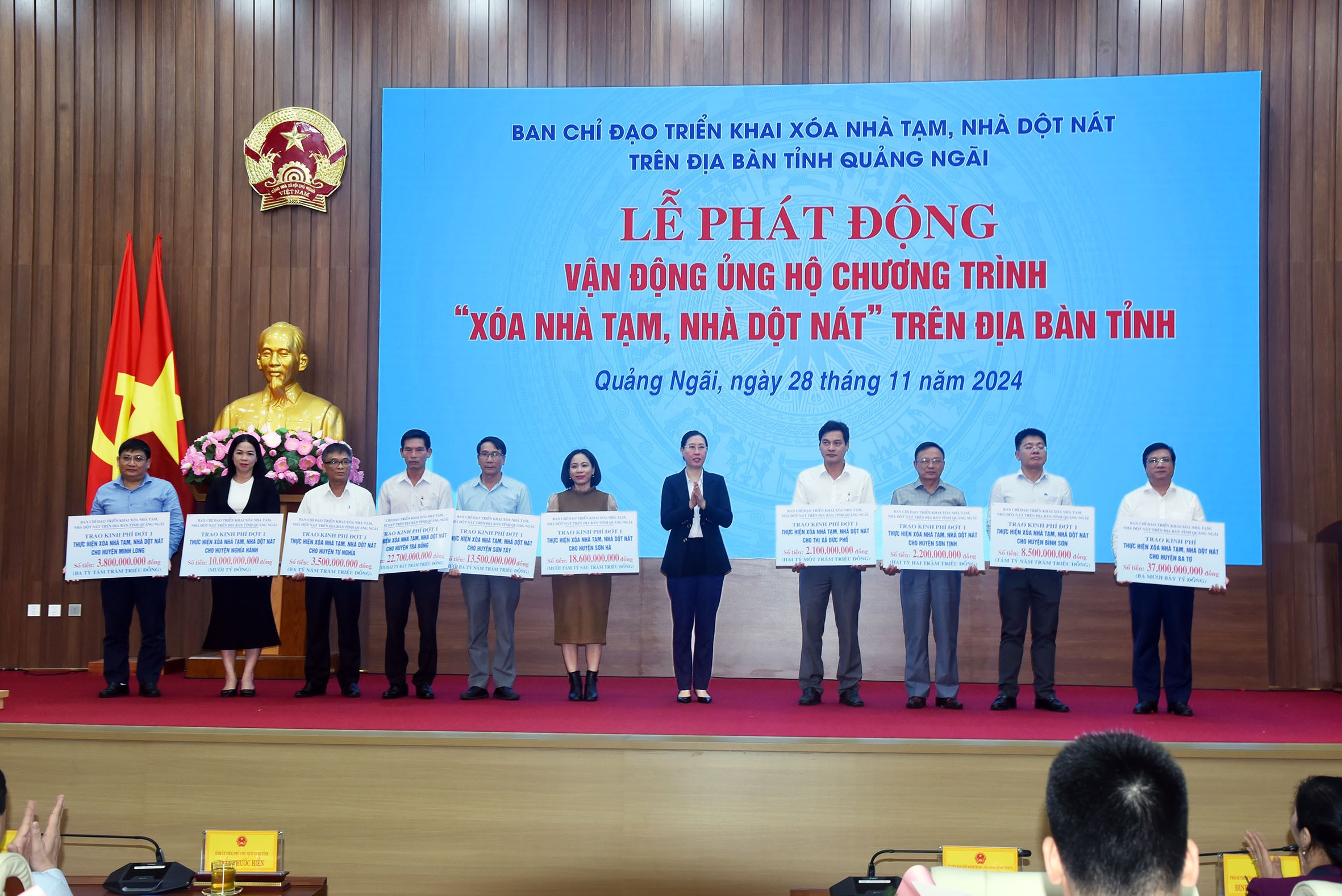 Quảng Ngãi: Phát động vận động ủng hộ Chương trình xóa nhà tạm, nhà dột nát