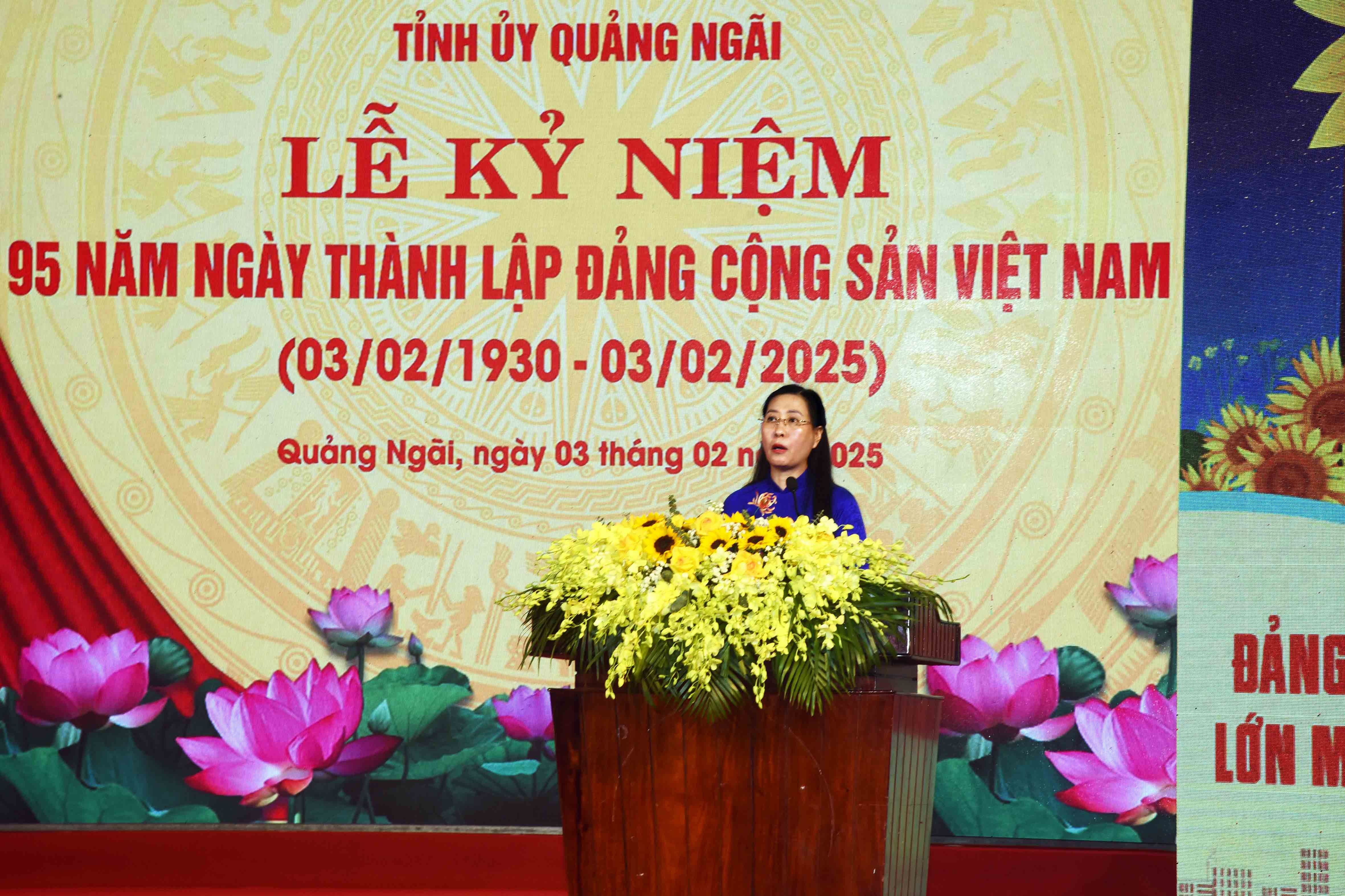 Quảng Ngãi kỷ niệm 95 năm Ngày thành lập Đảng Cộng sản Việt Nam