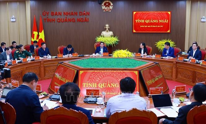 Thủ tướng Chính phủ Phạm Minh Chính: Quảng Ngãi phải “đổi mới tư duy, nhìn xa, trông rộng, nghĩ sâu, làm lớn”