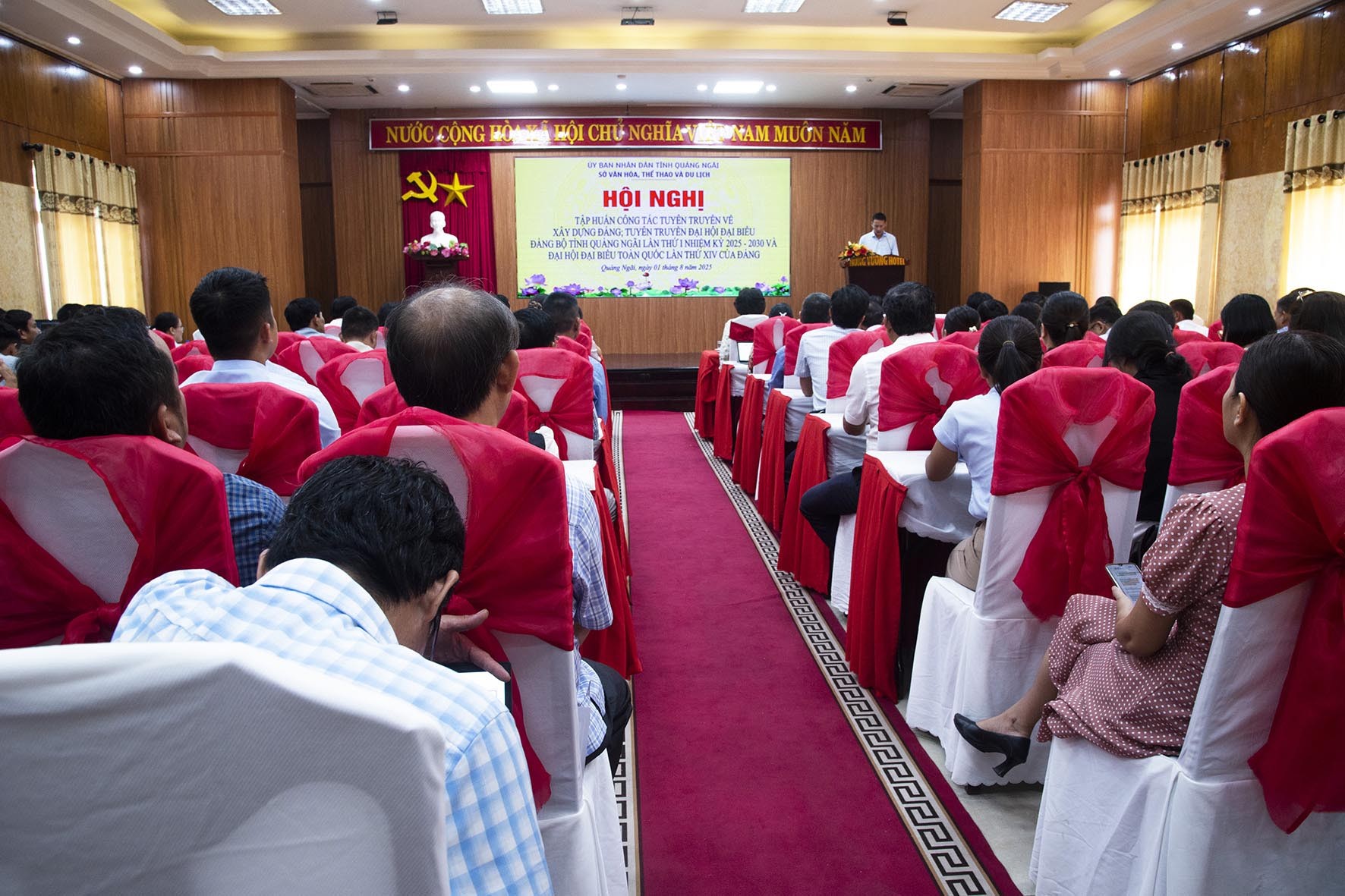 Quảng Ngãi: Tập huấn tuyên truyền về xây dựng Đảng, hệ thống chính trị năm 2025