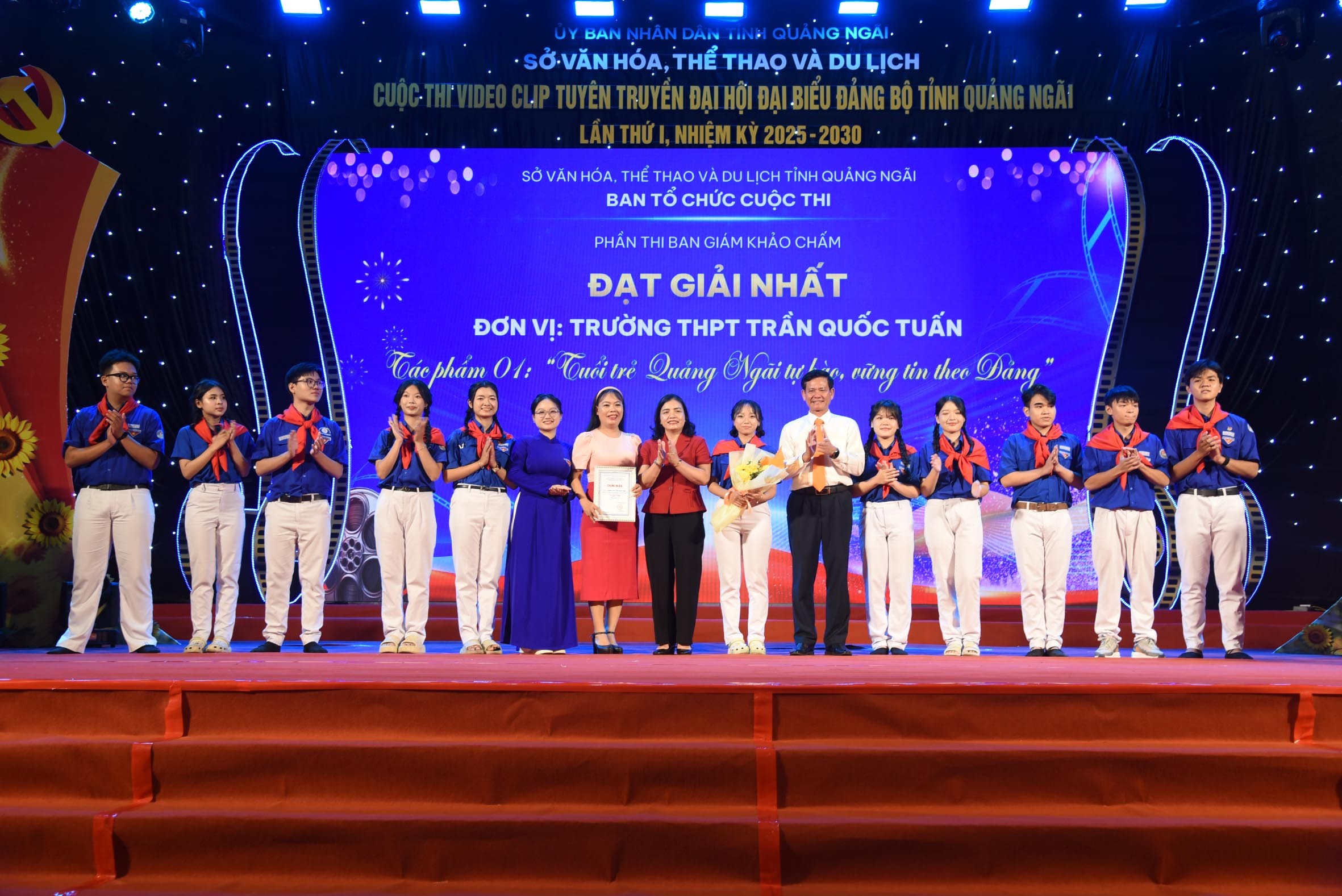 Công diễn và trao giải Cuộc thi video clip với chủ đề “Tuổi trẻ Quảng Ngãi tự hào, vững tin theo Đảng”