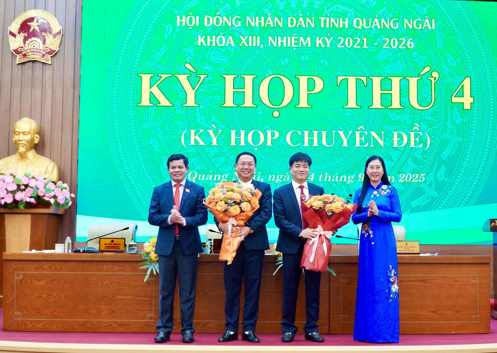 Quảng Ngãi: Bầu bổ sung 2 Phó Chủ tịch UBND tỉnh