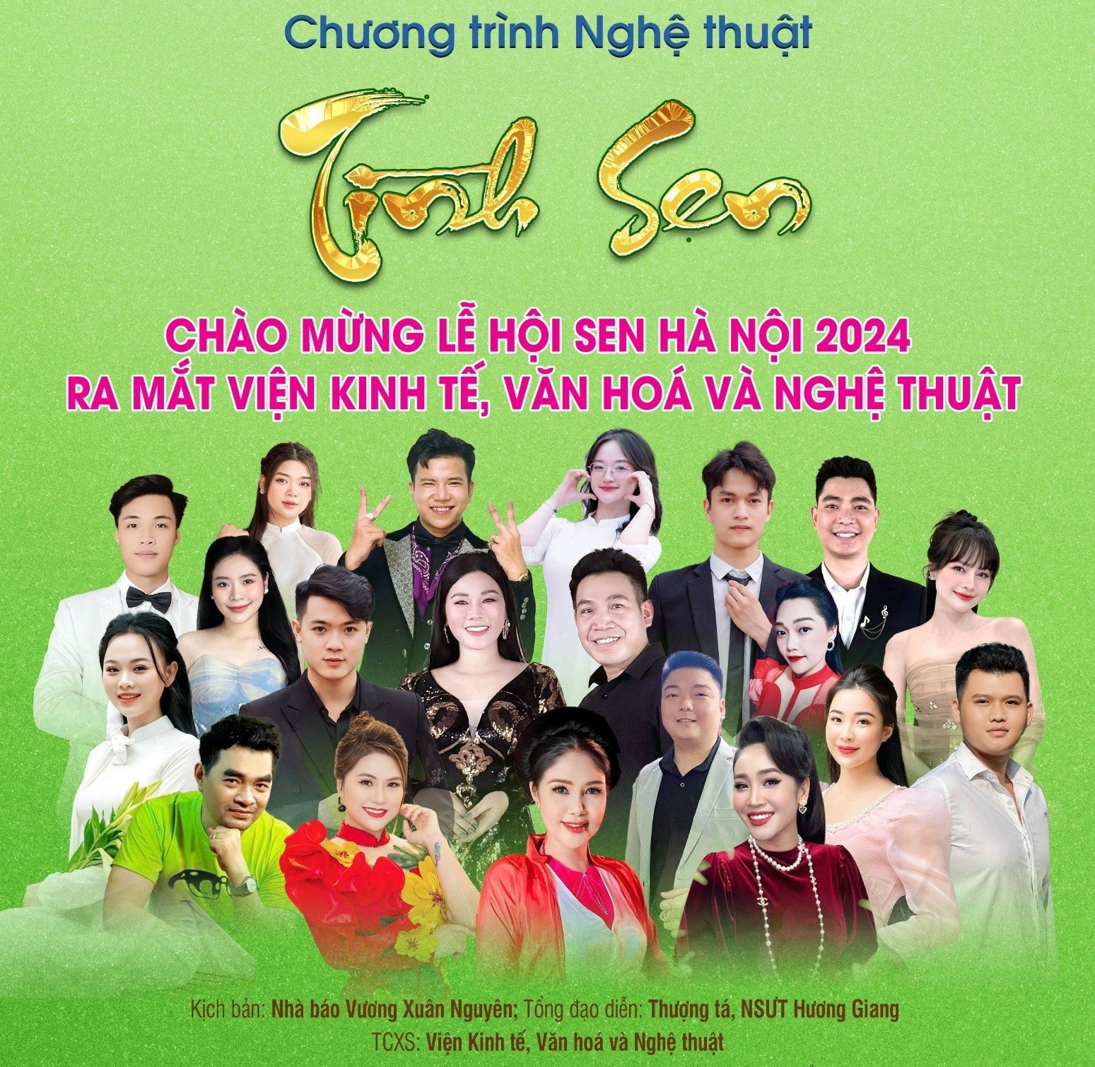 Chương trình Nghệ thuật "Tình Sen" tại Lễ hội Sen Hà Nội 2024 thu hút nhiều nghệ sĩ tên tuổi