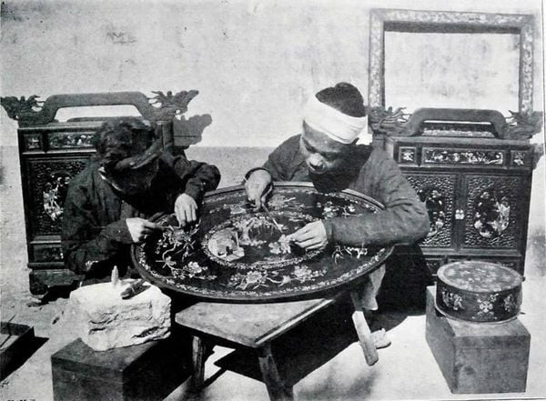 CHÚC VĂN TRI ÂN TỔ NGHỀ KHẢM TRAI SƠN MÀI CHUYÊN MỸ