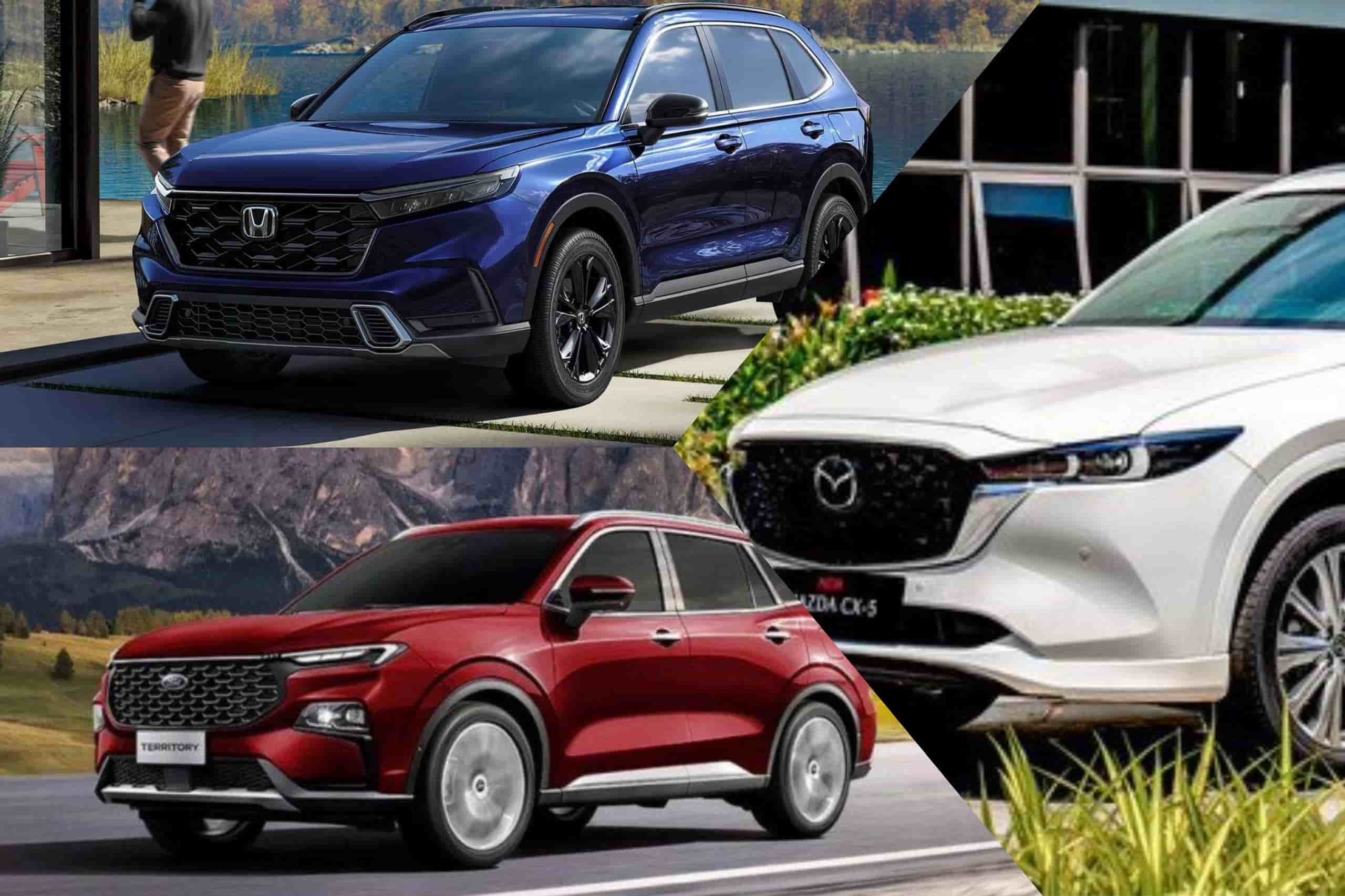 Honda CR-V, Ford Territory bám đuôi chạy "hết hơi" vẫn thua Mazda CX-5