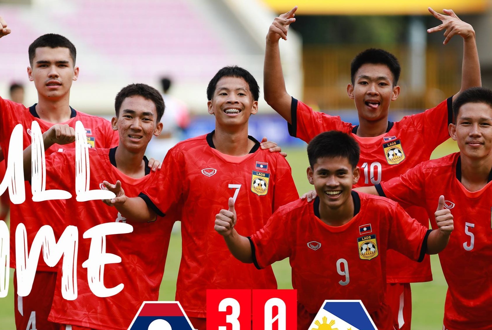 Lào thắng đậm 3-0, gửi chiến thư đến U16 Indonesia