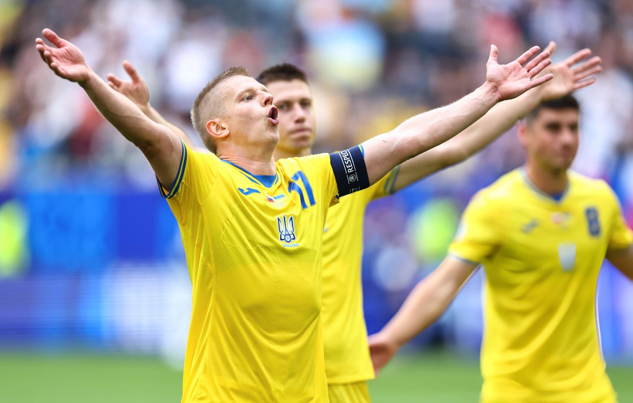 Siêu máy tính chấm Zinchenko hay nhất 1 trận đấu tại Euro 2024