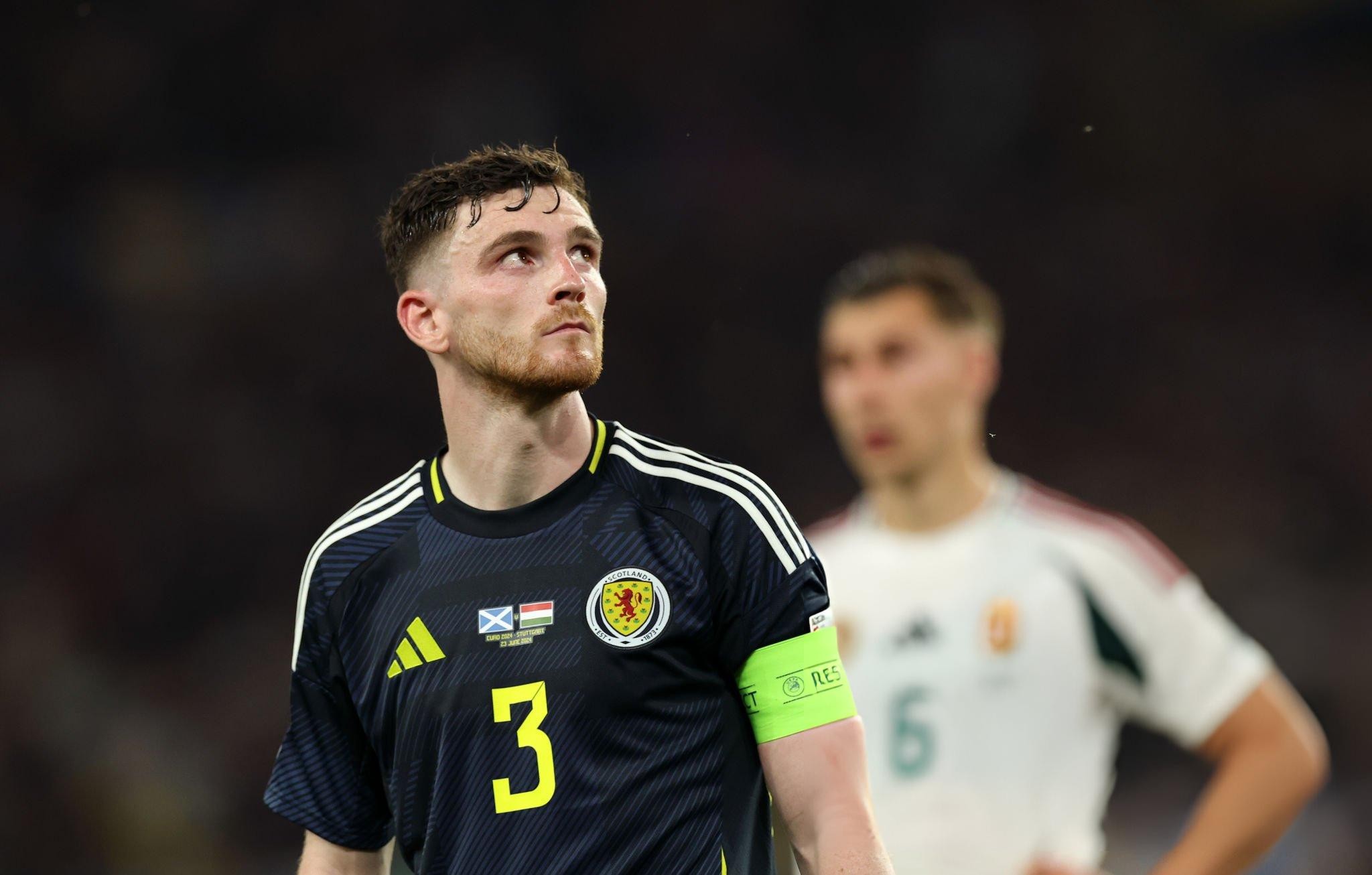 Andrew Robertson nói lời thật lòng khi Scotland bị loại khỏi Euro 2024