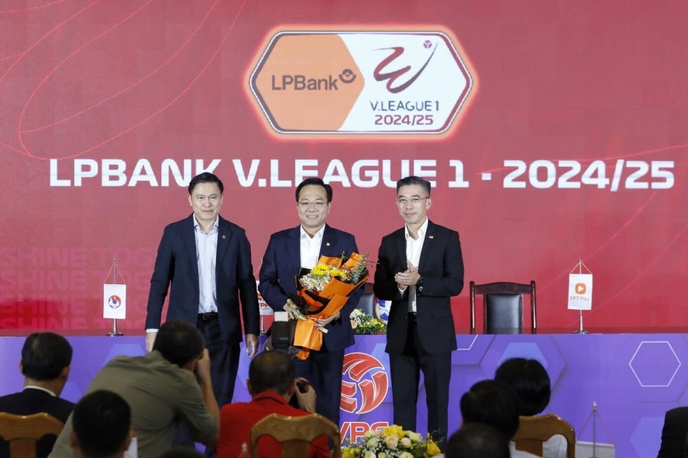 Lễ ký kết thỏa thuận và công bố nhà tài trợ chính V-League 2024/25