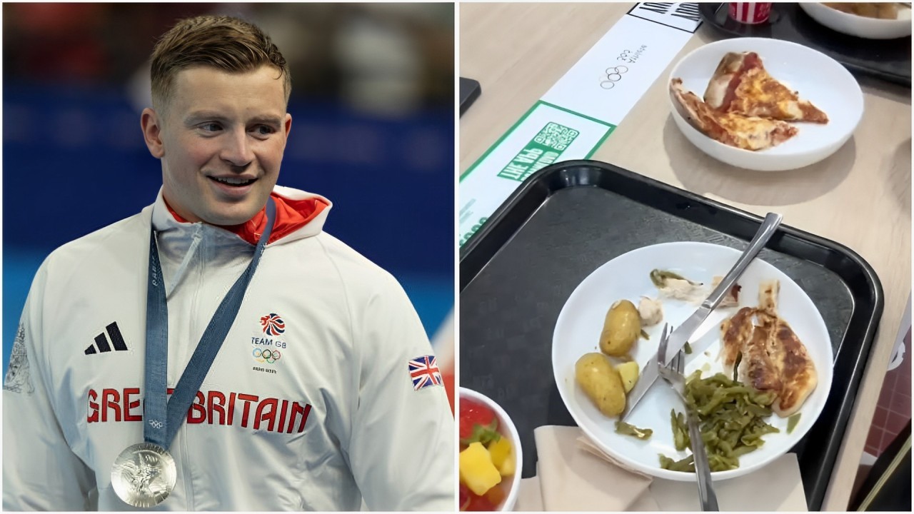 VĐV Olympic phát hoảng với 'vật thể lạ' trong đồ ăn