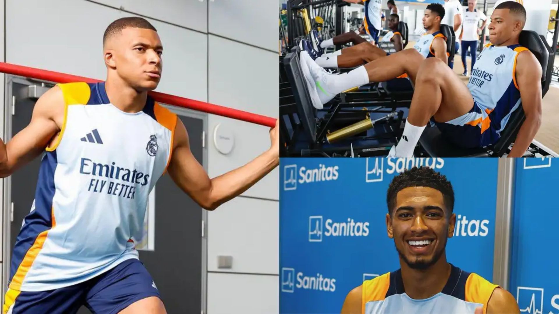 Mbappe và Bellingham 'đạp cỏ', sẵn sàng mùa giải mới cùng Real