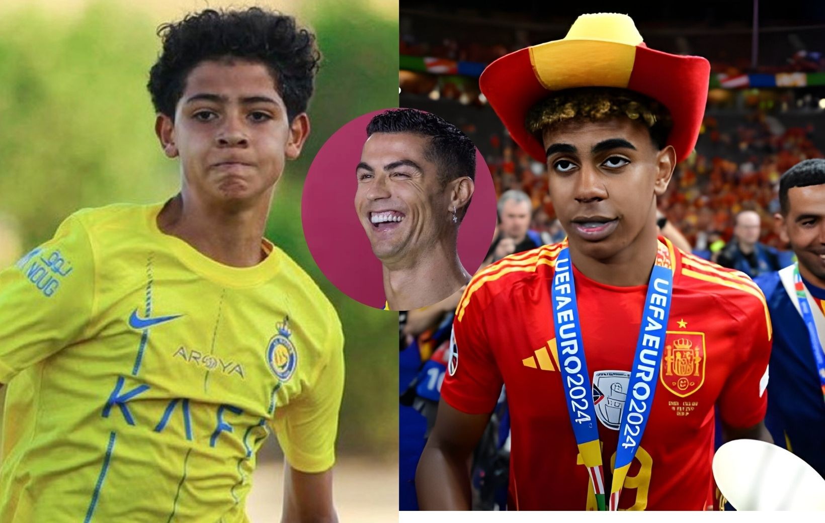Vô địch Euro 2024, Yamal vẫn bị lu mờ bởi con trai Ronaldo