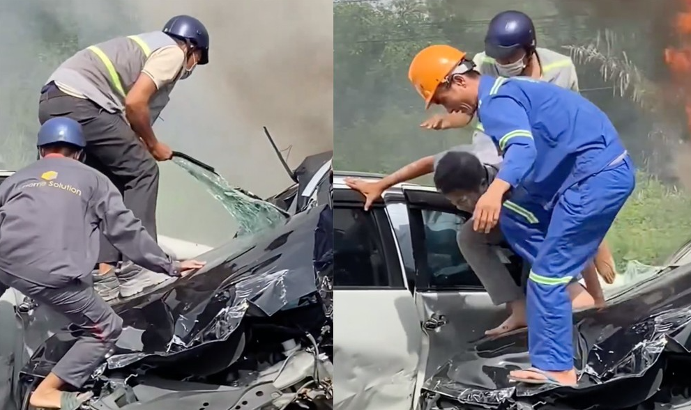 Công an thông báo tìm kiếm 'người hùng' cứu tài xế mắc kẹt trong vụ tai nạn kinh hoàng cầu Phú Mỹ