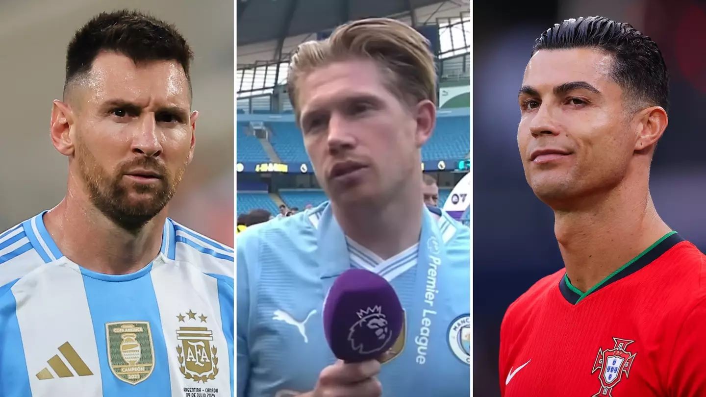 Ronaldo hay Messi? De Bruyne nói thẳng người muốn chơi cùng nhất