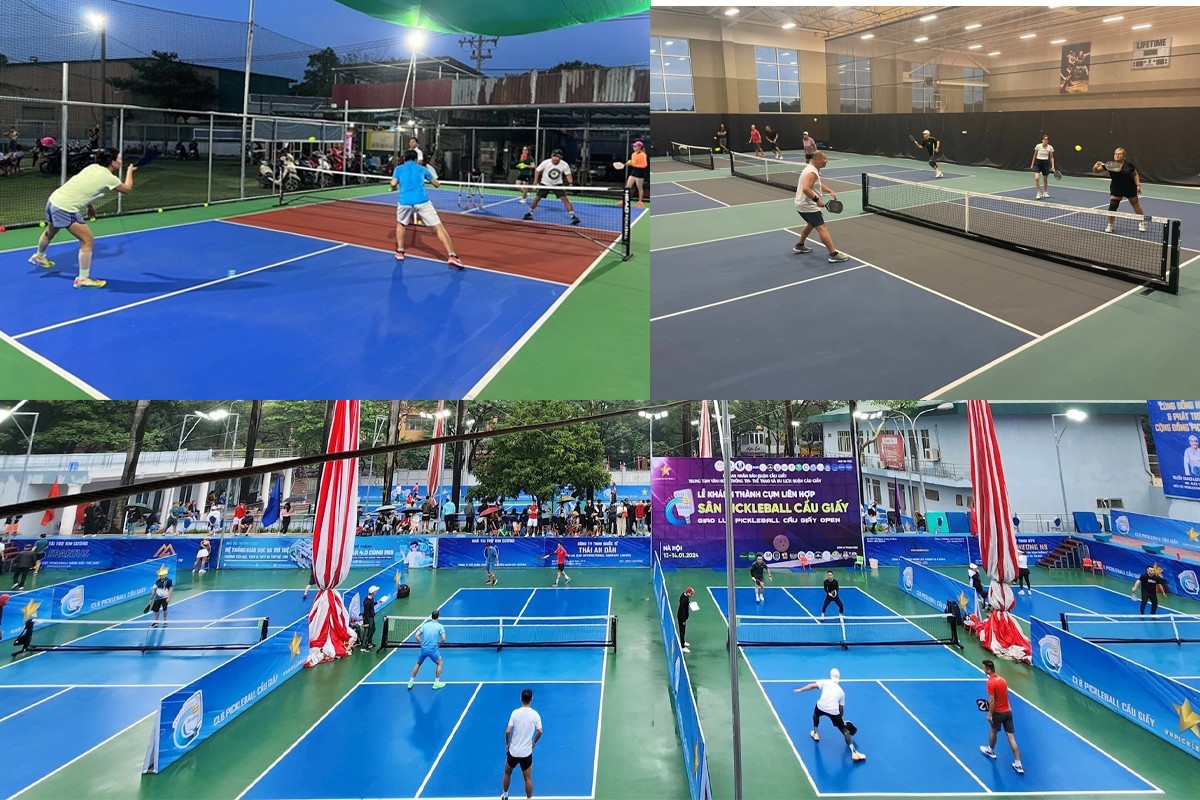 Giá thuê sân Pickleball ở Hà Nội, TP. HCM và khu vực khác