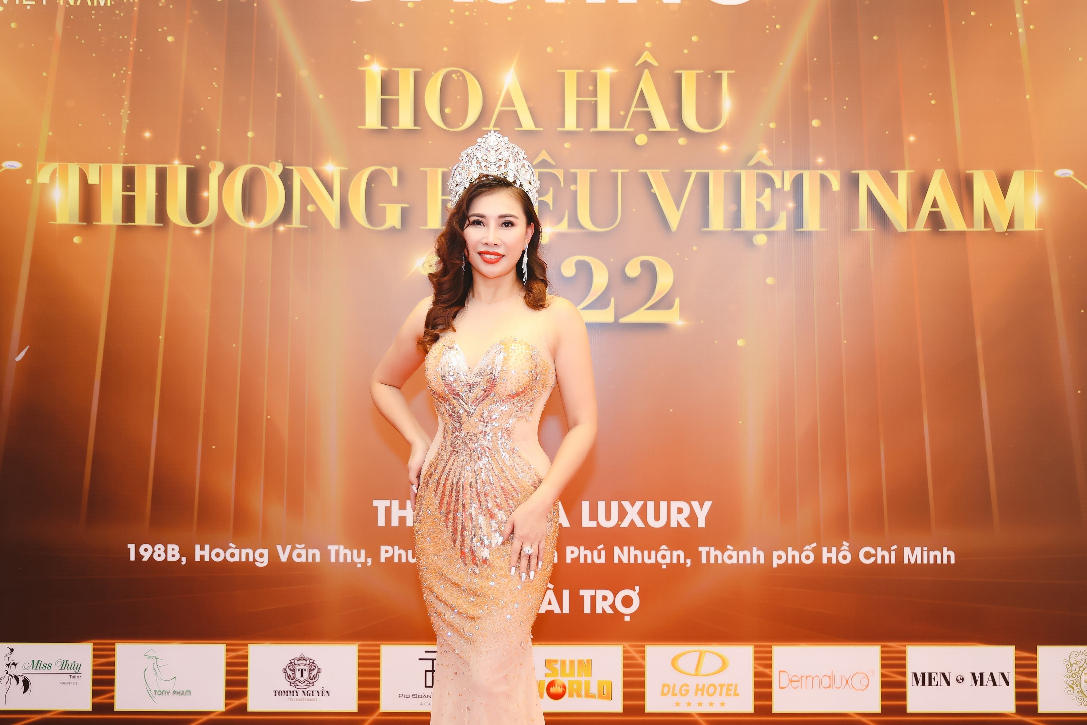 Hoa hậu thiện nguyện Phạm Thị Minh Phi khoe vẻ đẹp quý phái tại buổi casting toàn Quốc cuộc thi Hoa hậu Thương hiệu Việt Nam 2022