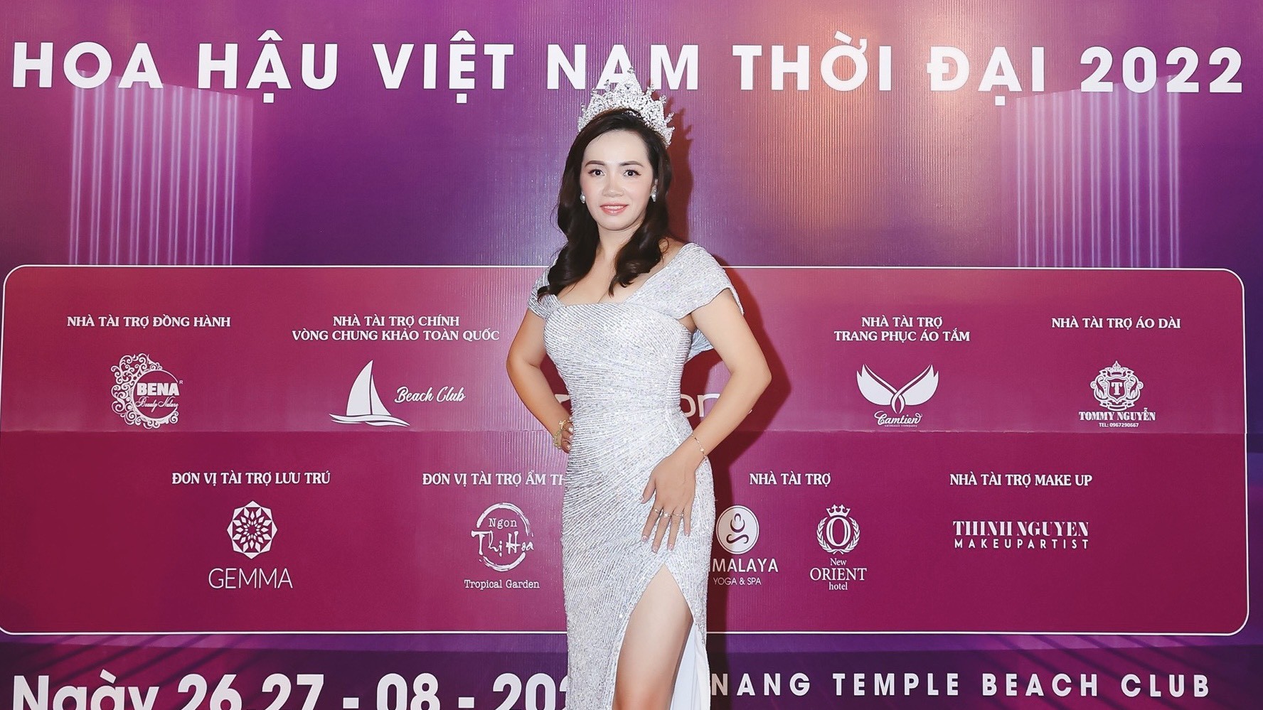 Á hoàng Lâm Thị Minh Tâm xuất hiện lộng lẫy tại đêm Chung khảo Hoa hậu Việt Nam Thời đại 2022